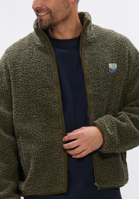 Groene AMERICAN VINTAGE Vest HOKTOWN ZIP - large