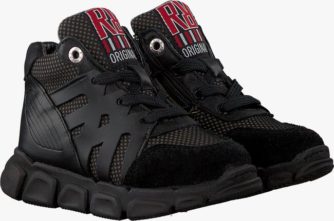 Zwarte RED-RAG Hoge sneaker 13159 - large