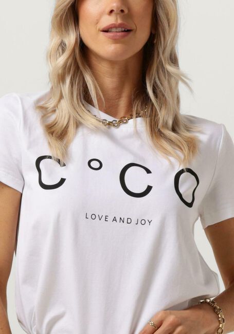 CO'COUTURE T-shirt COCO SIGNATURE TEE en blanc - large