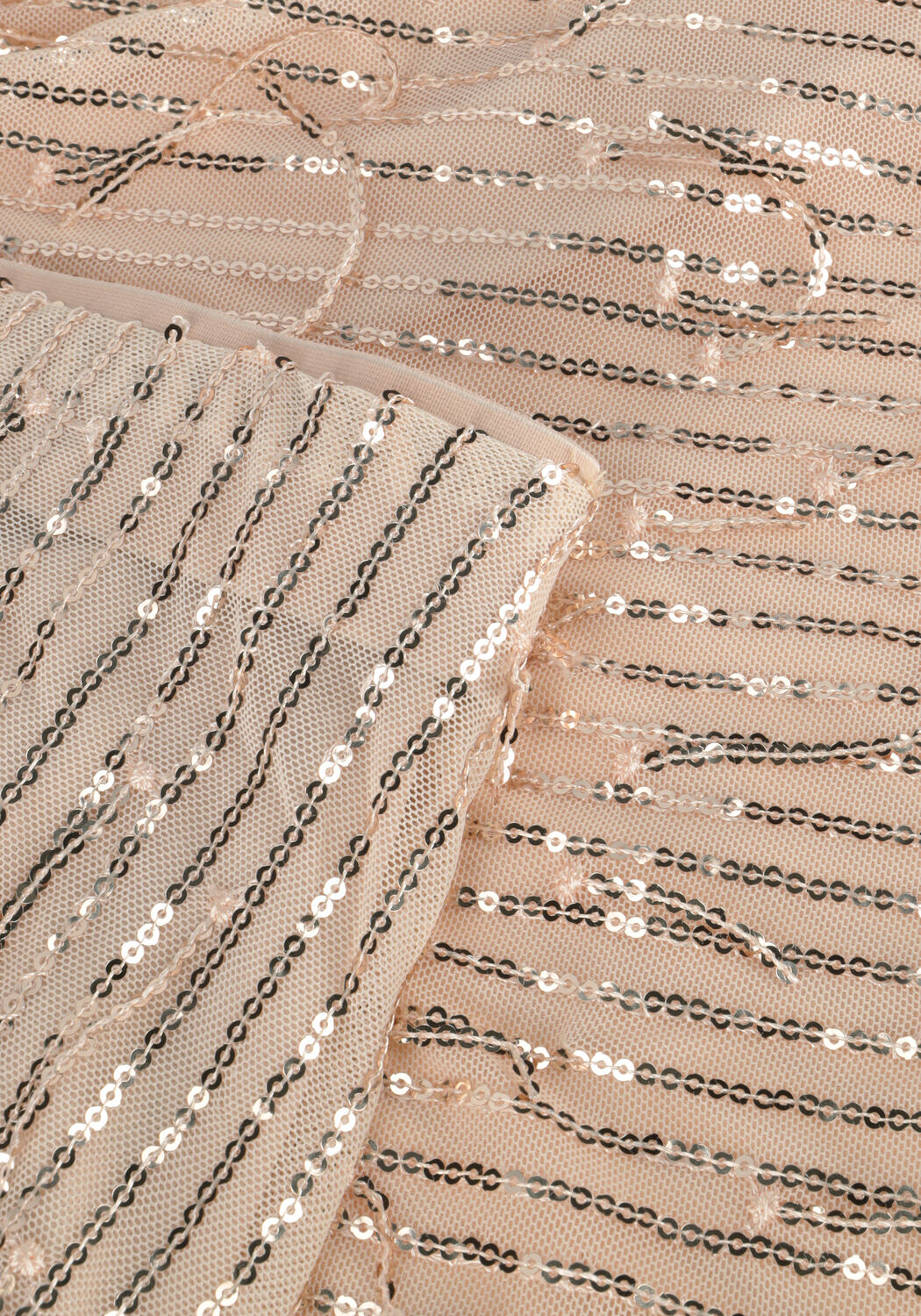 NEO NOIR Mini-jupe MIVA SEQUINS SKIRT Rose clair - large