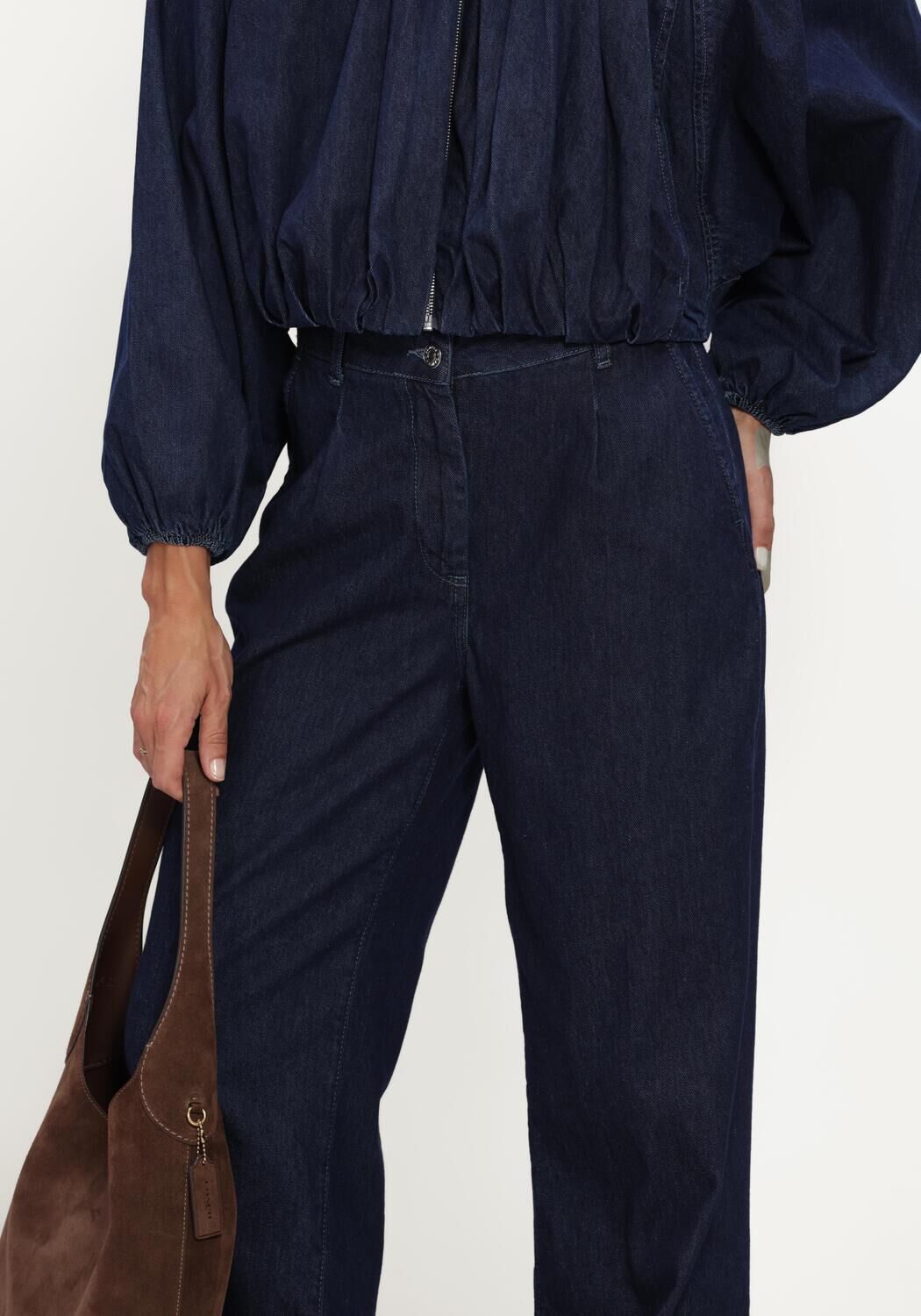 Blauwe DANTE6 Broeken/jumpsuits JULES DENIM SMART PANTS - large