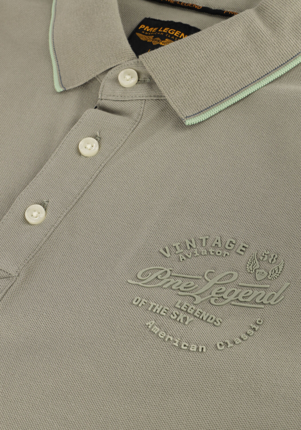 PME LEGEND Polo STRETCH PIQUE PACKAGE Kaki - large