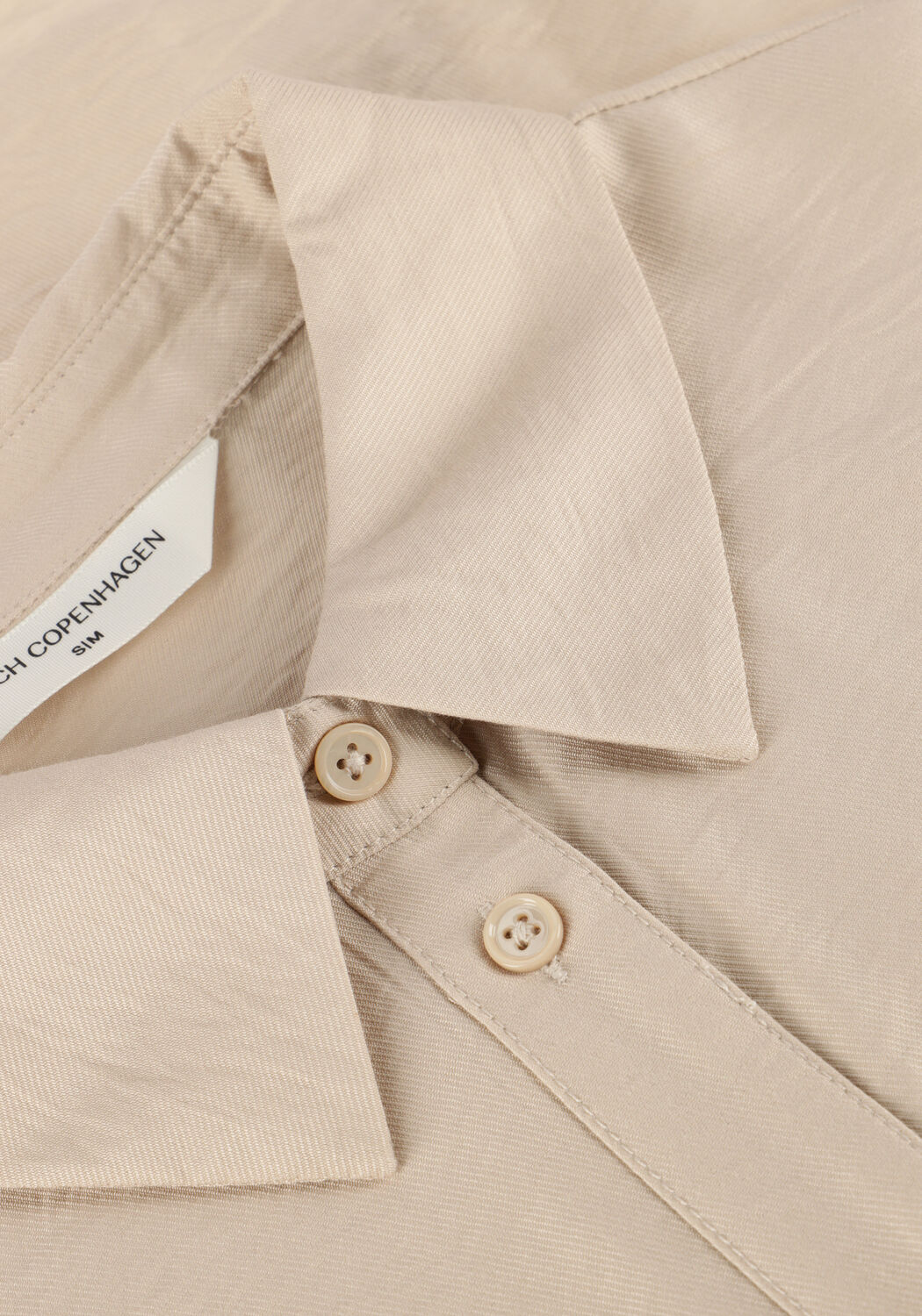 Beige MSCH COPENHAGEN  MSCHNYLA AMABELLE 2 4 SHIRT - large