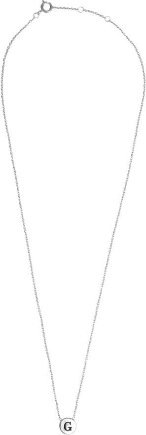 ALLTHELUCKINTHEWORLD Collier CHARACTER NECKLACE LETTER SILV en argent - large