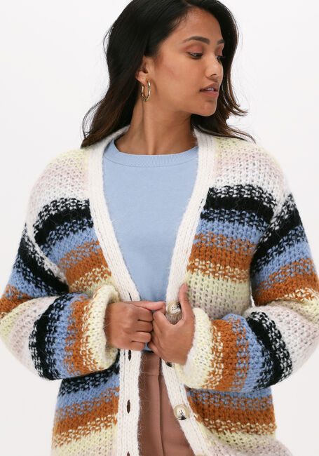 Multi SECOND FEMALE Vest OSMUNDA KNIT CARDIGAN - large