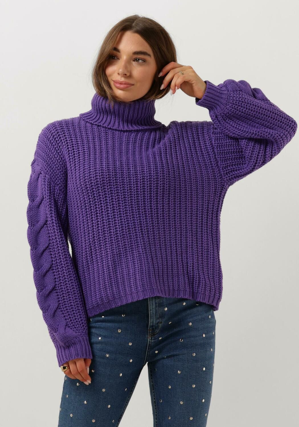 Paarse coltrui store dames