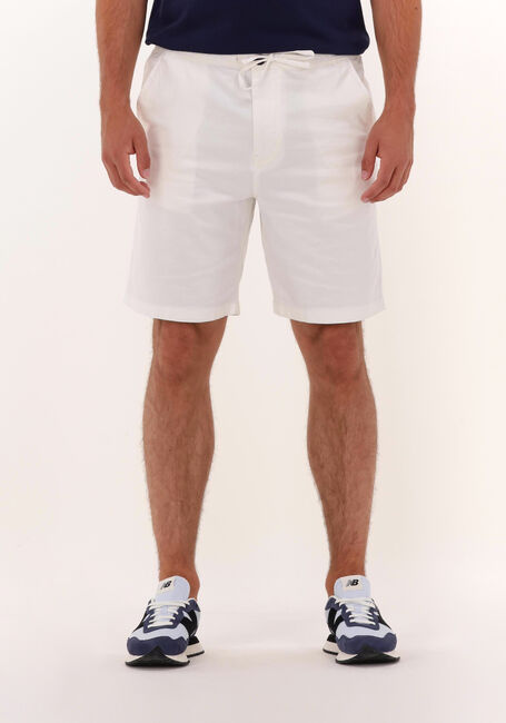 SELECTED HOMME Pantalon courte SLHCOMFORT-NEWTON LINEN en blanc - large