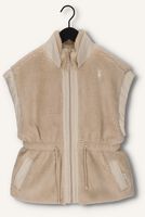 Beige 10DAYS Gilet REVERSIBLE WAISTED TEDDY VEST Beige 10DAYS Gilet REVERSIBLE WAISTED TEDDY VEST - medium
