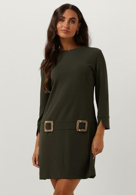 ANA ALCAZAR Mini robe DRESS LEO BUCKLE Vert foncé - large