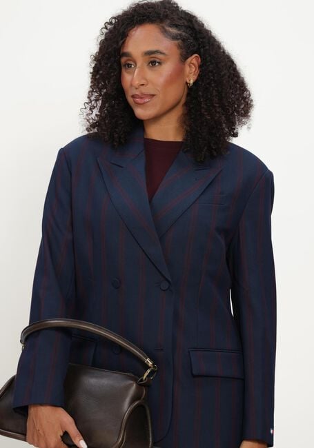 Donkerblauwe TOMMY JEANS Blazer TJW COLLEGIATE BLAZER - large