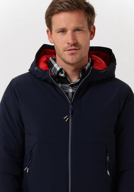 SCOTCH & SODA Veste matelassé HOODED JACKET WITH STRETCH en bleu - large