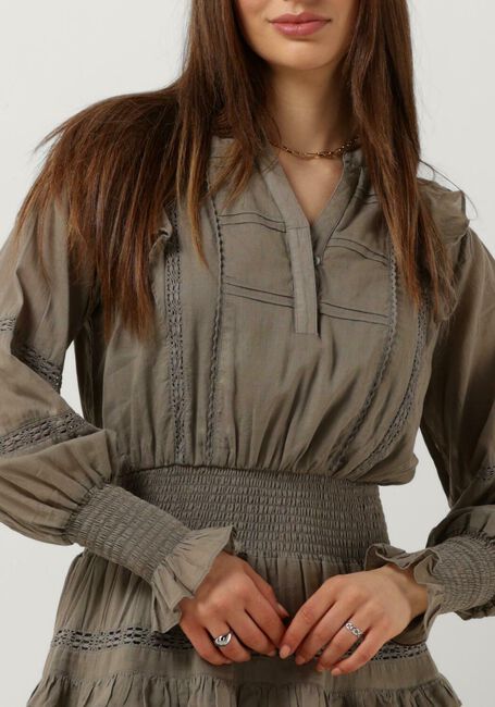 NOTRE-V Mini robe VOILE DRESS en taupe - large