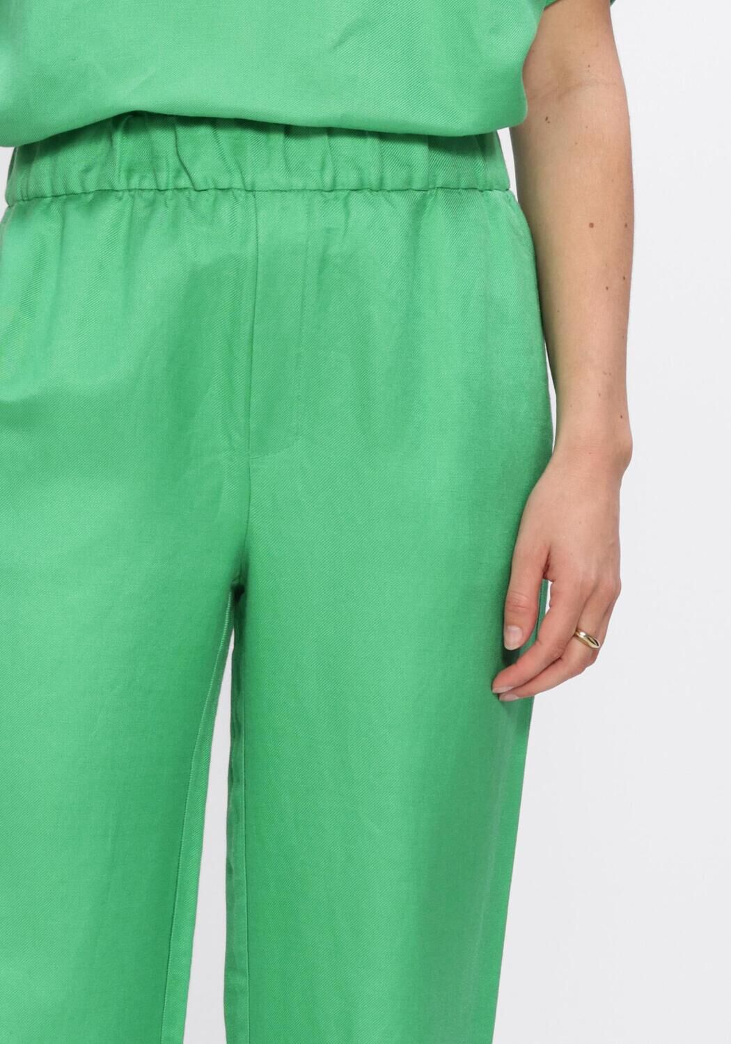 MINUS Pantalon MSSABBI LINEN PANT en vert - large