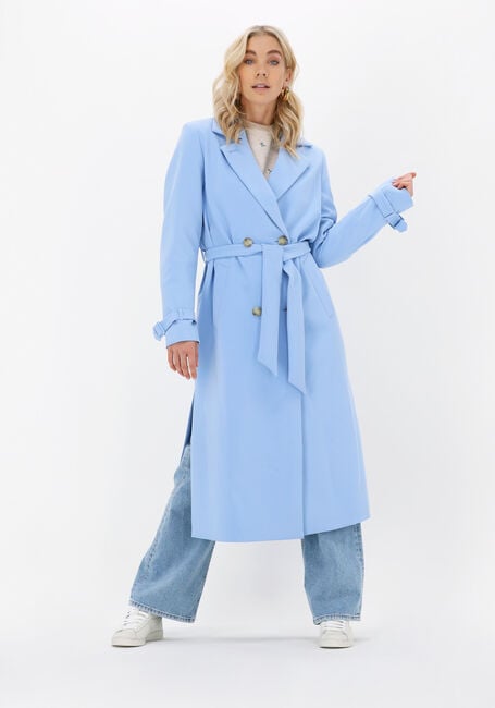 BEAUMONT Manteau BELTED COAT Bleu clair - large