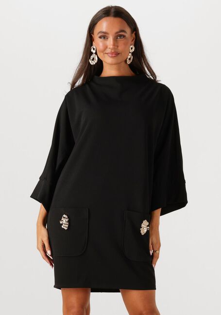 Zwarte ANA ALCAZAR Mini jurk DRESS MODERN - large