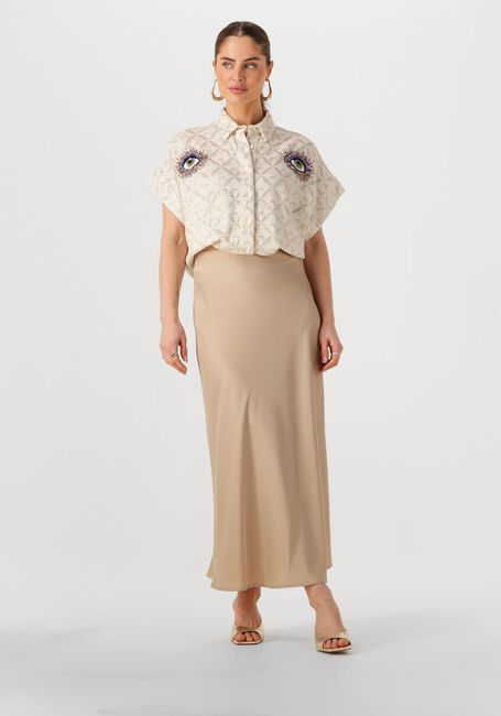 MOVES Jupe maxi GEBRY SKIRT 3570 en beige - large