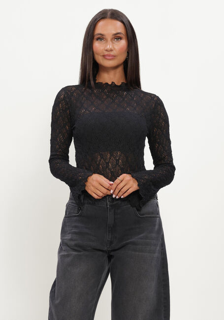 Zwarte MY ESSENTIAL WARDROBE  MWETTA TURTLENECK BLOUSE - large