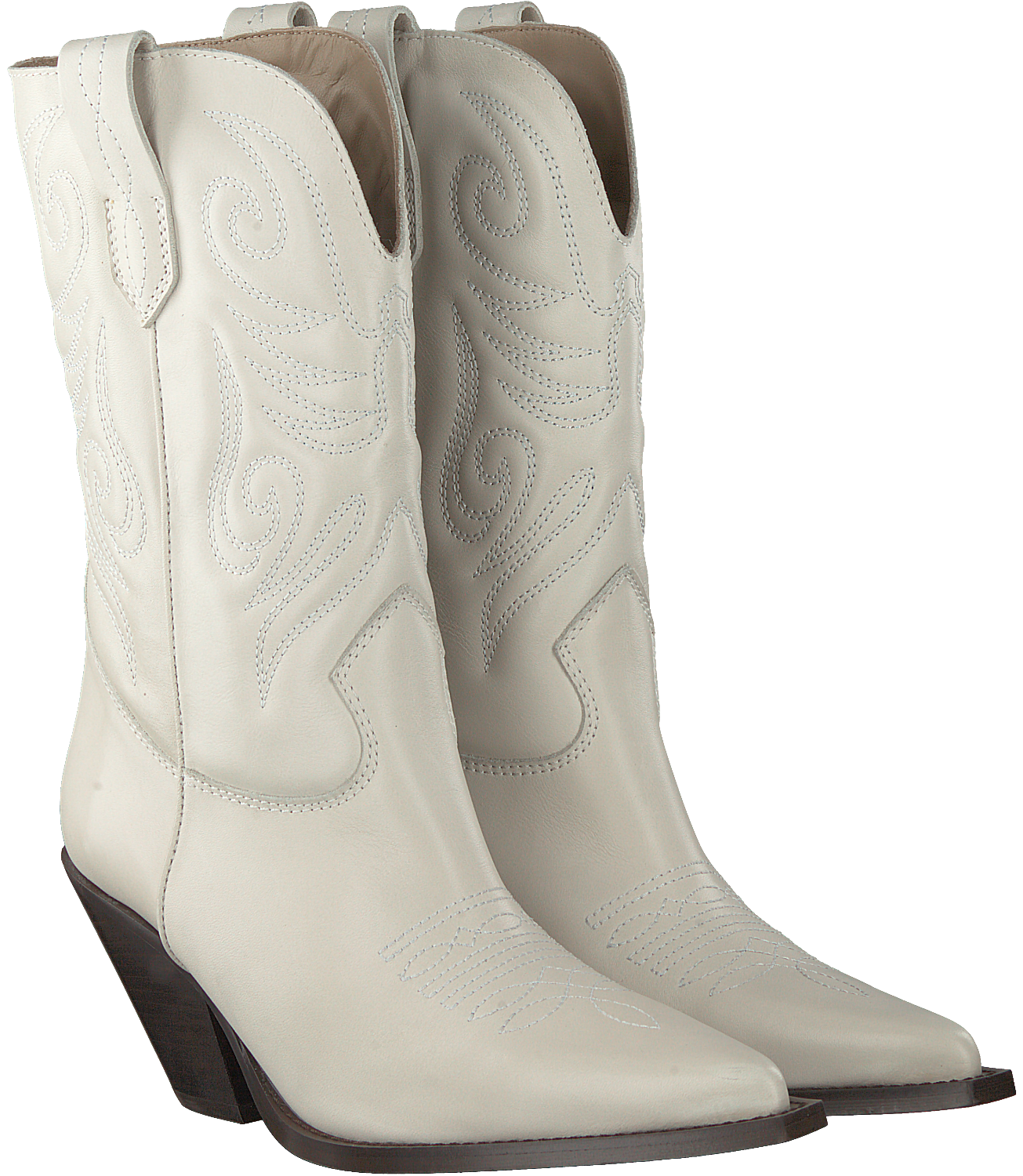 Witte TORAL Lange laarzen 12376 | Omoda