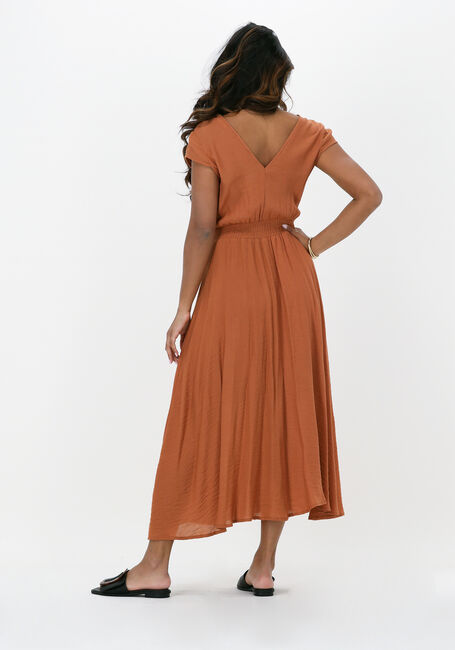 Bruine LOUIZON Maxi jurk WESTWAY ROBE - large