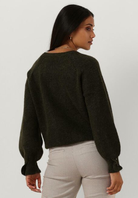 MOS MOSH Pull TALLI LS KNIT Vert foncé - large