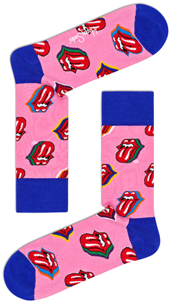 Happy Socks brique à motifs rouge bleu 4-7 US paire Funky Unisexe Chaussettes Pour Femmes Cadeau 