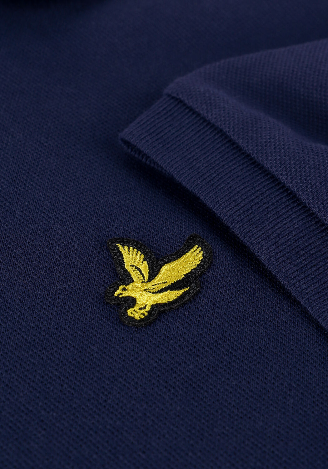 Blauwe LYLE & SCOTT Polo PLAIN POLO SHIRT - large