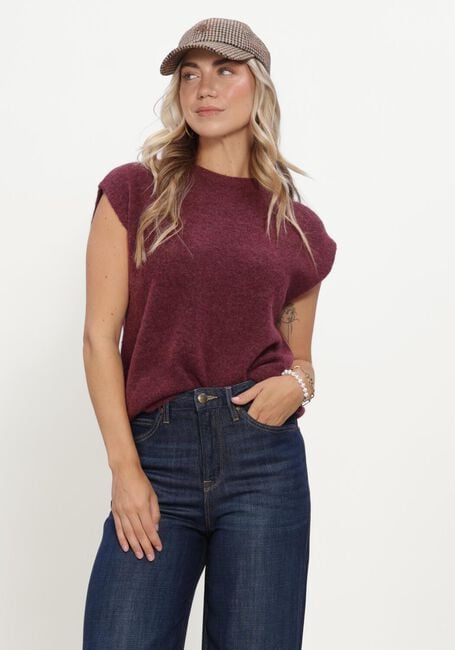Bordeaux SELECTED WOMEN Trui SLWLULU SL KNIT VEST - large