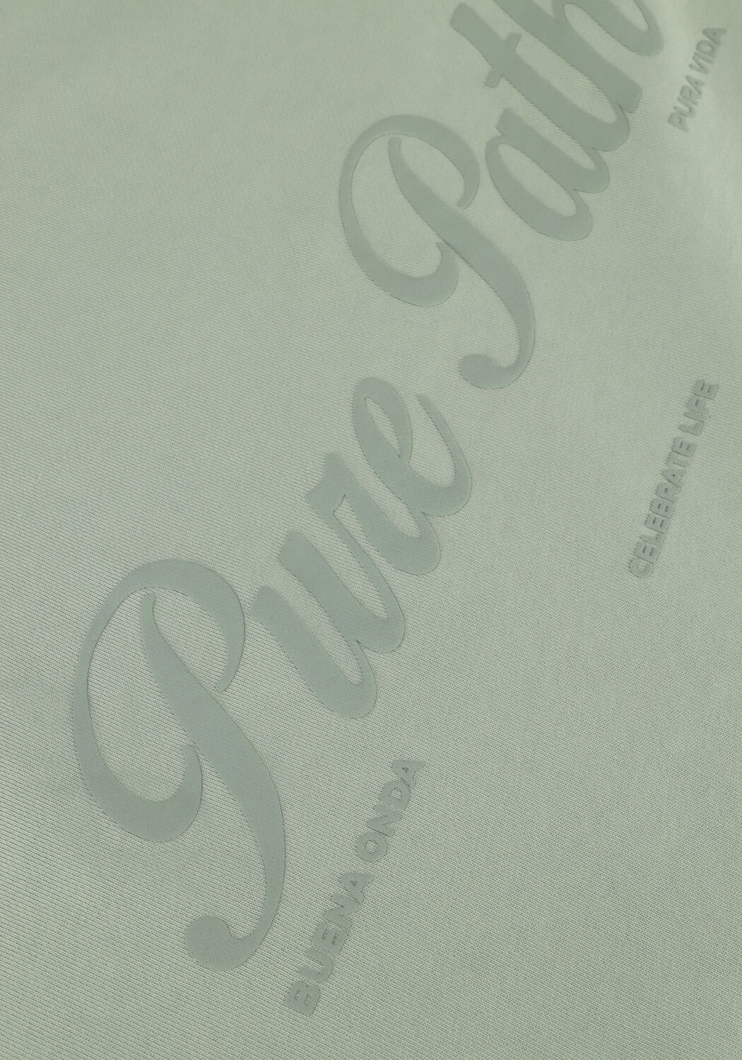 Mint PURE PATH Sweater LOOSE FIT CREWNECK LS SWEATERS - large