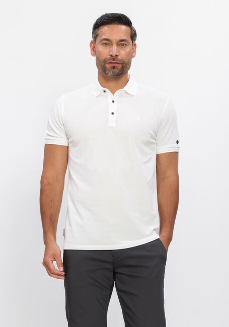 CAST IRON Polo SLIM FIT FINE PIQUE ESSENTIAL en blanc - large