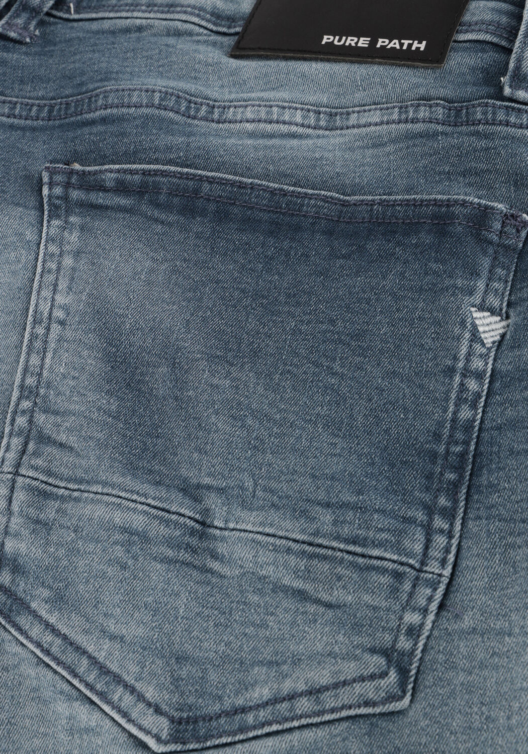 PURE PATH Pantalon courts THE MILES SLIM FIT DENIM SHORTS en bleu - large