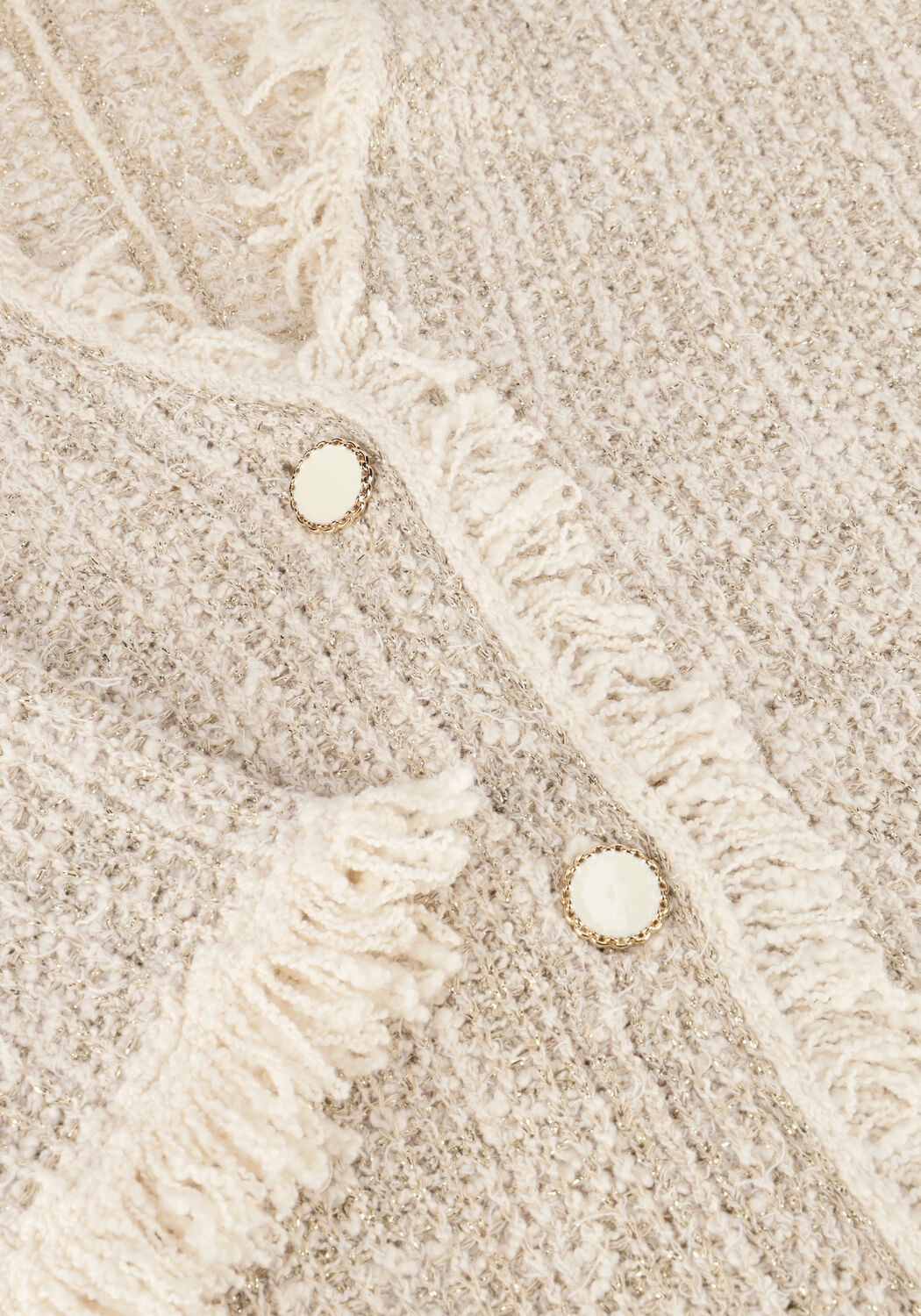 Ecru TWINSET MILANO Vest 251TP3561 - large