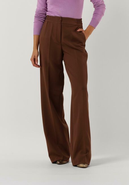 ACCESS Pantalon large W2-5084-364 en marron - large