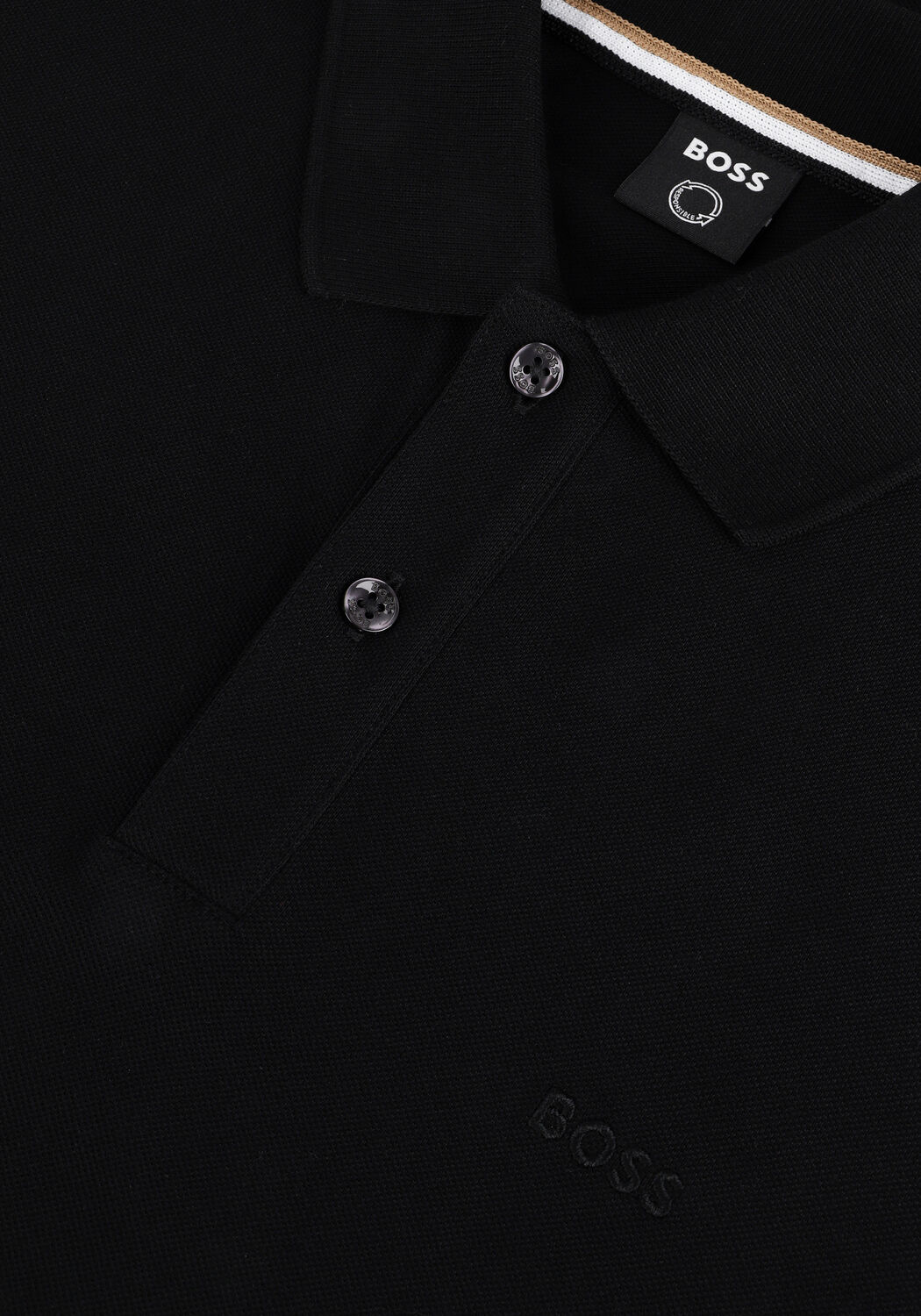 BOSS BLACK Polo PALLAS en noir - large