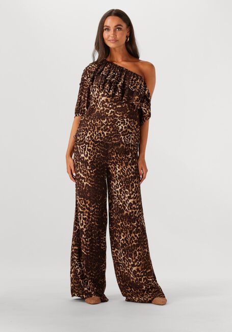 HARPER & YVE Pantalon large ROSIE-PA en marron - large