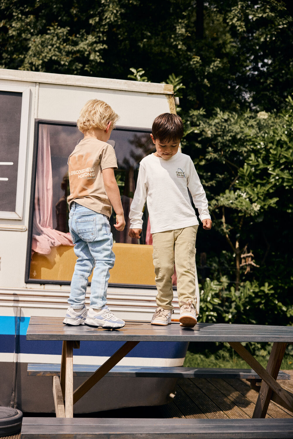 Khaki DAILY7 Cargobroeken STRAIGHT CARGO PANTS - large