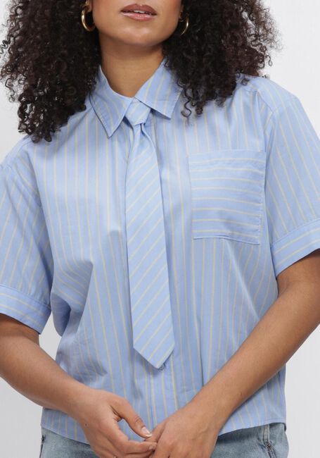 CO'COUTURE SIMOCC STRIPE SS TIE SHIRT Blouses en bleu - large