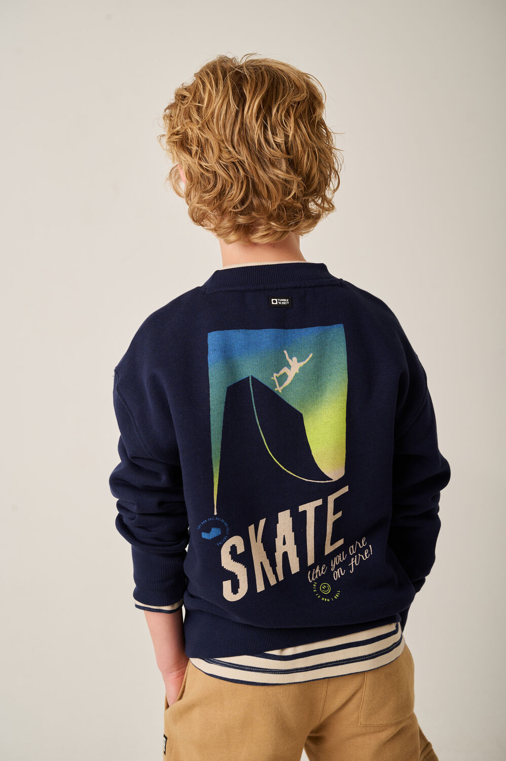 TUMBLE 'N DRY Chandail HEELFLIP Bleu fonc&eacute; - large