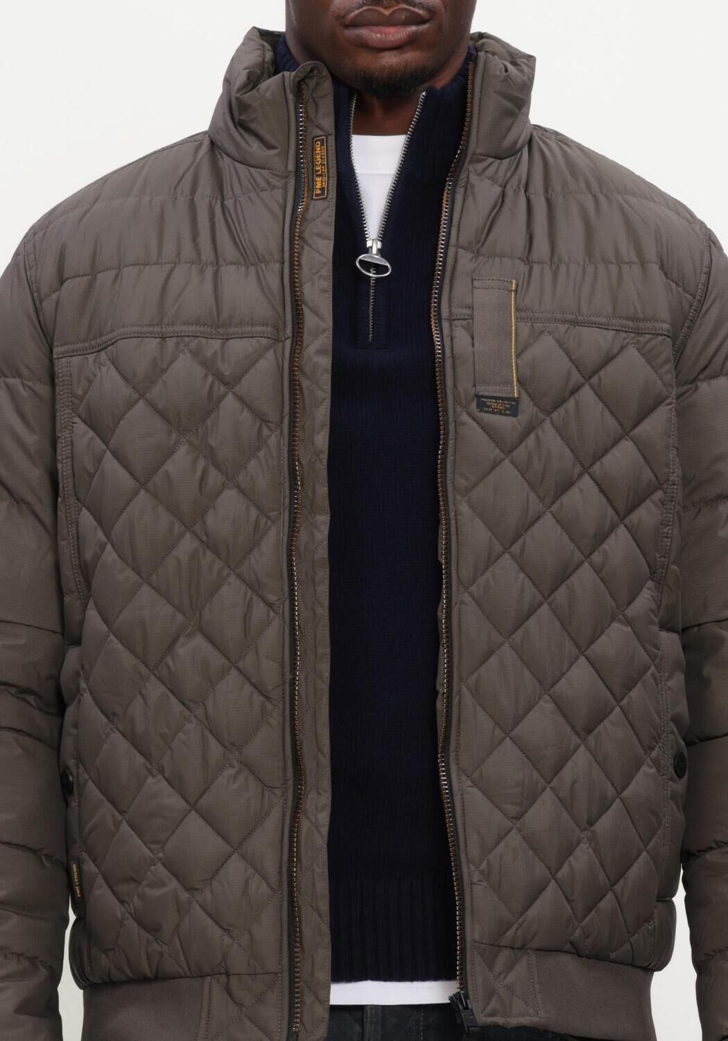 PME LEGEND Veste matelass&eacute; FLIGHT JACKET CARGO GLIDER BRIGHTSTER en vert - large