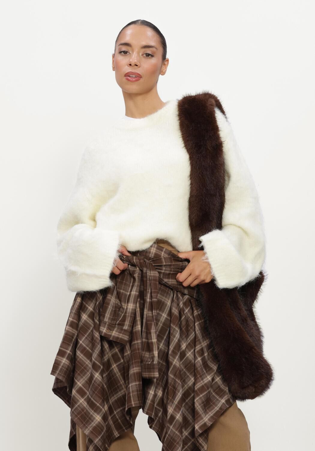 NOTRE-V Pull NV-INSA Cr&egrave;me - large