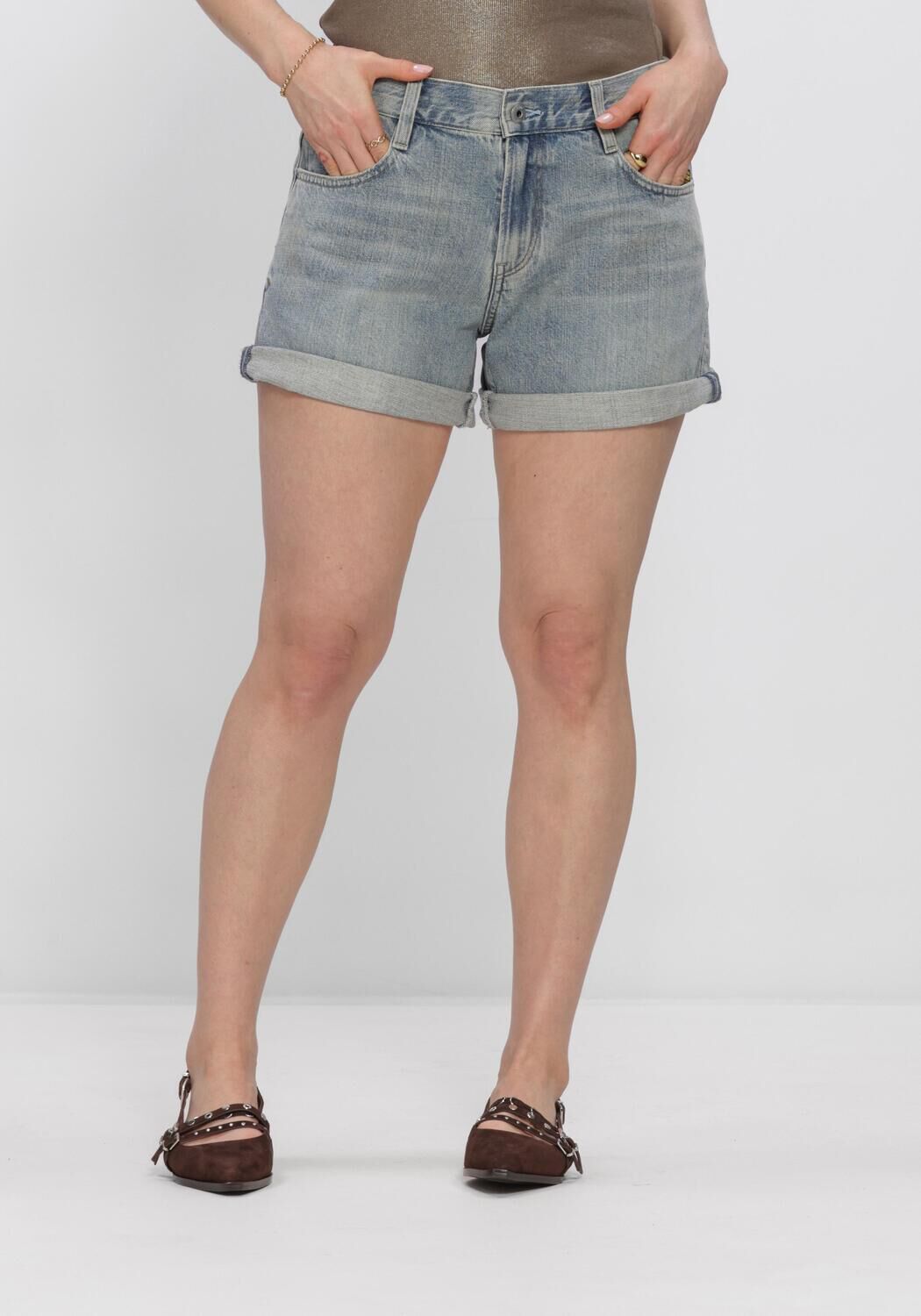Blauwe G-STAR RAW Jeans JUDEE SHORTS WMN - large