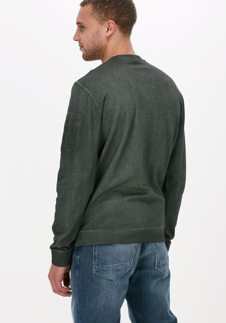 PME LEGEND Chandail R-NECK INTERLOCK COLD DYE Olive - large