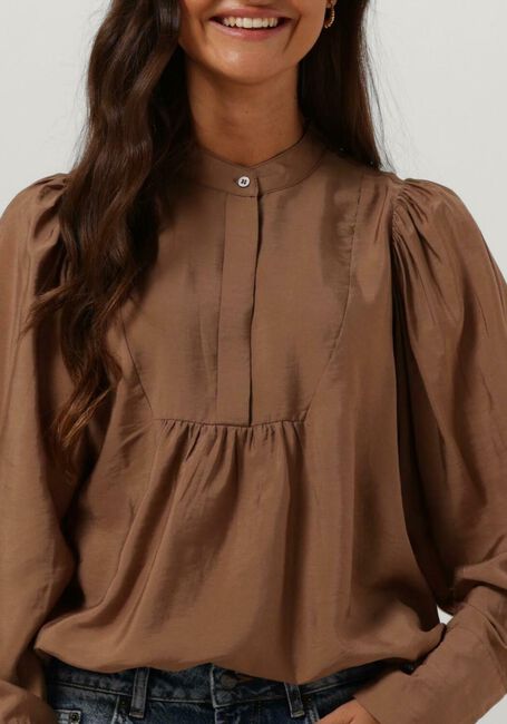 CO'COUTURE CALLUM VOLUME SHIRT Blouses en marron - large