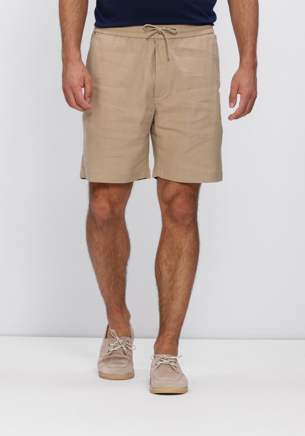 Beige TOMMY HILFIGER Korte broek DOVER 8 PO SORONA LINEN 2/2 - large