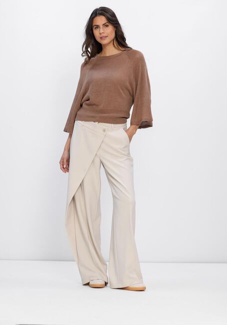 Bruine STUDIO AR Trui MARISOL LINNEN KNIT - large