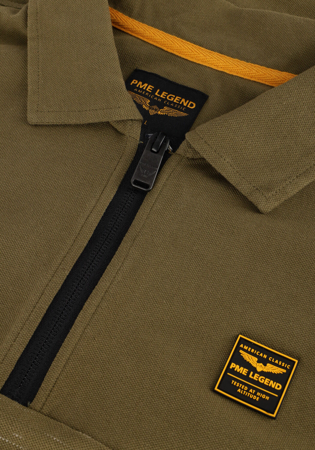 PME LEGEND Polo SHORT SLEEVE POLO CARGO INJECTED BLOCK en vert - large