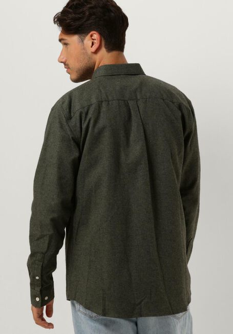 ANERKJENDT Chemise décontracté AKKONRAD MELANGE SHIRT en vert - large