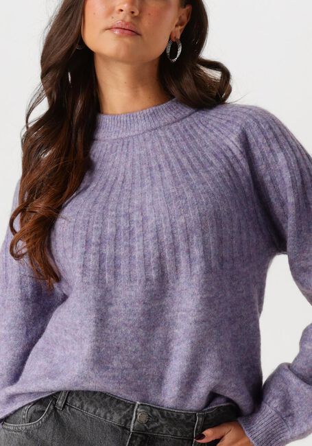 Y.A.S. Pull YASPAIA LS KNIT PULLOVER S. en violet - large
