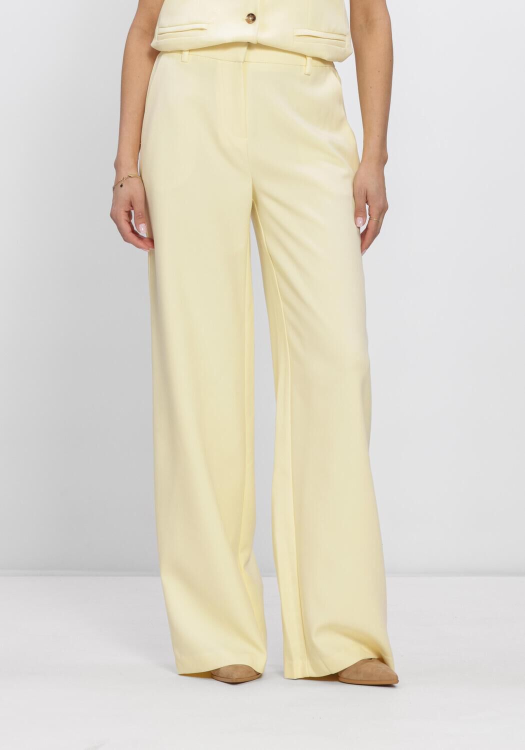 FREEBIRD Pantalon large WV-HEAVY-VI-BLEND-26-1 en jaune - large