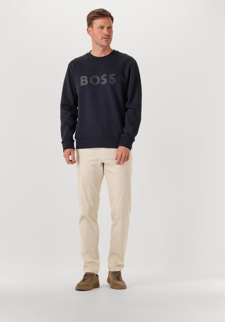 BOSS GREEN Pull SALBO Bleu foncé - large