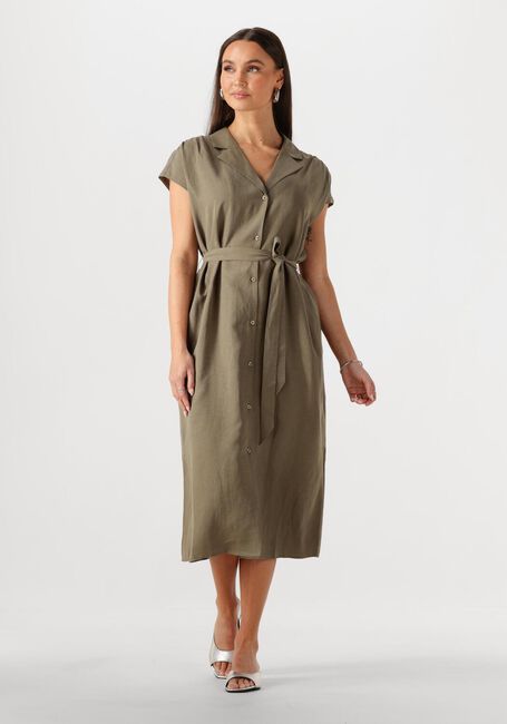 Khaki MOS MOSH Midi jurk MMNELLI ALEXIS DRESS - large